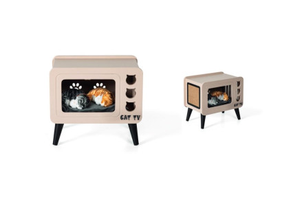 Luxurious cat house safety for your pet modern beige house new